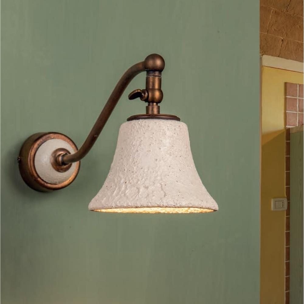 feher mediterran klasszikus fali lampa falikar keramia regies rez patinas vintage country konyha nappali vilagitas paraszthaz lampak lameridiana lakberendezes antikolt regies imas firenze.jpg